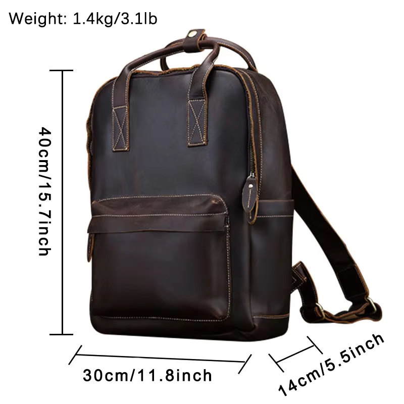 Classic Leather Backpack