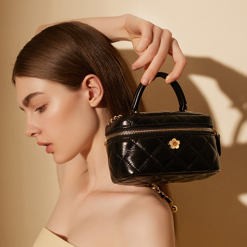 Quilted Mini Leather Handbag