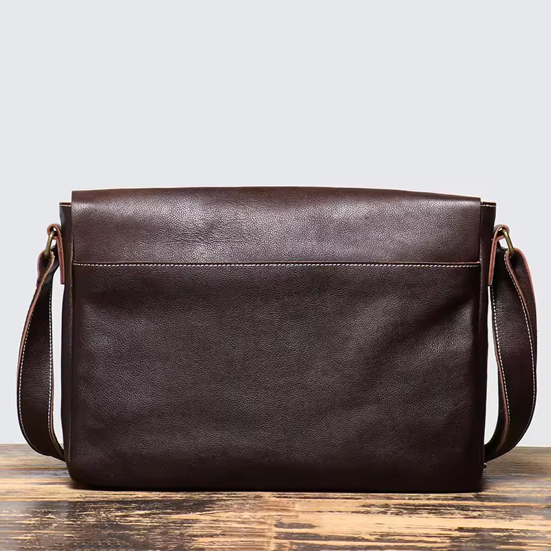 Leather Messenger Bag