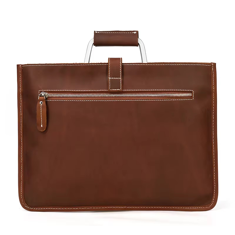 Brown Leather Messenger Bag
