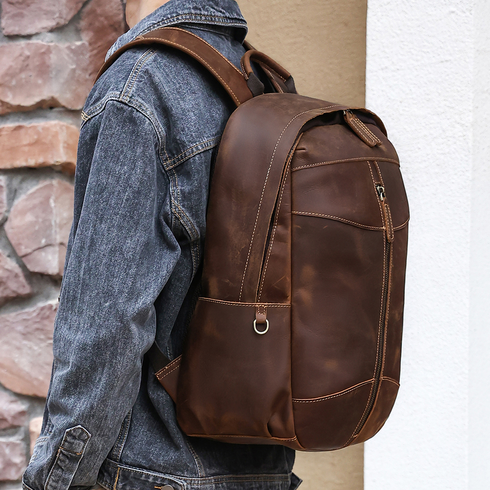 Genuine Leather Backpack