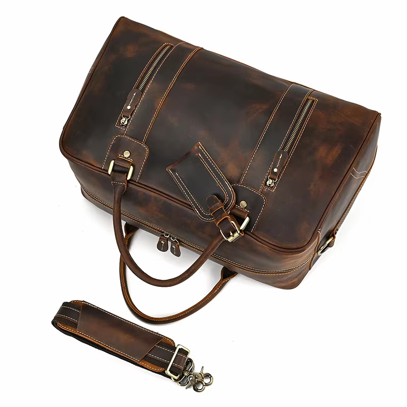 Vintage Leather Messenger Bag