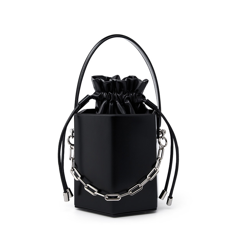 Geometric Bucket Bag