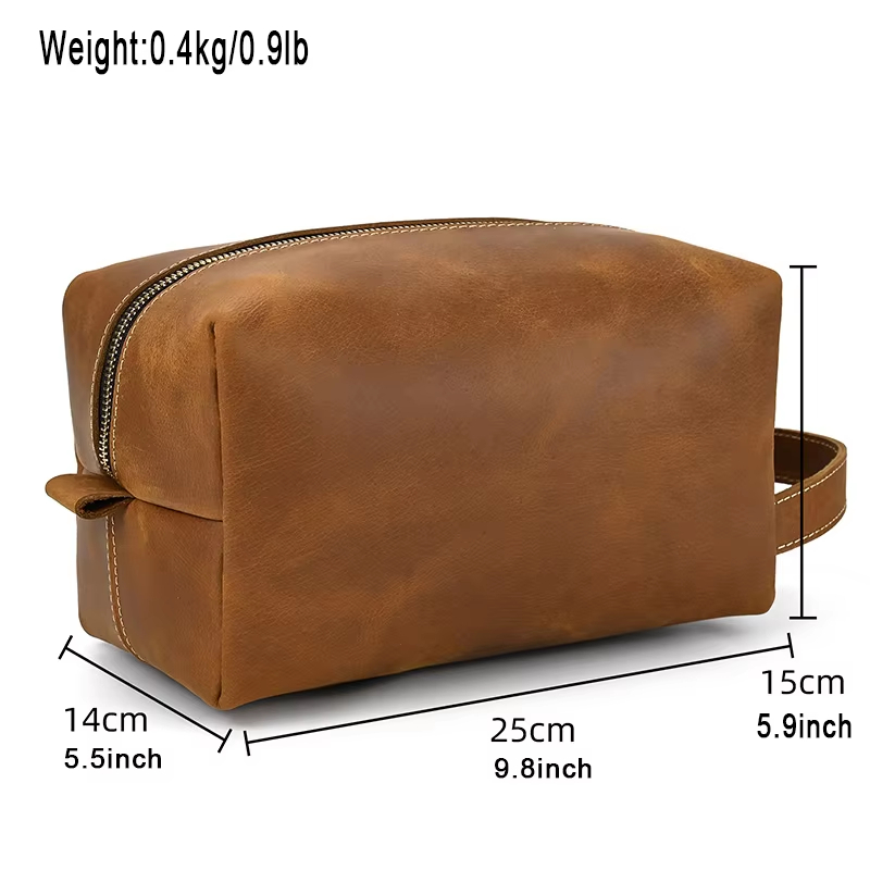 Leather Toiletry Bag