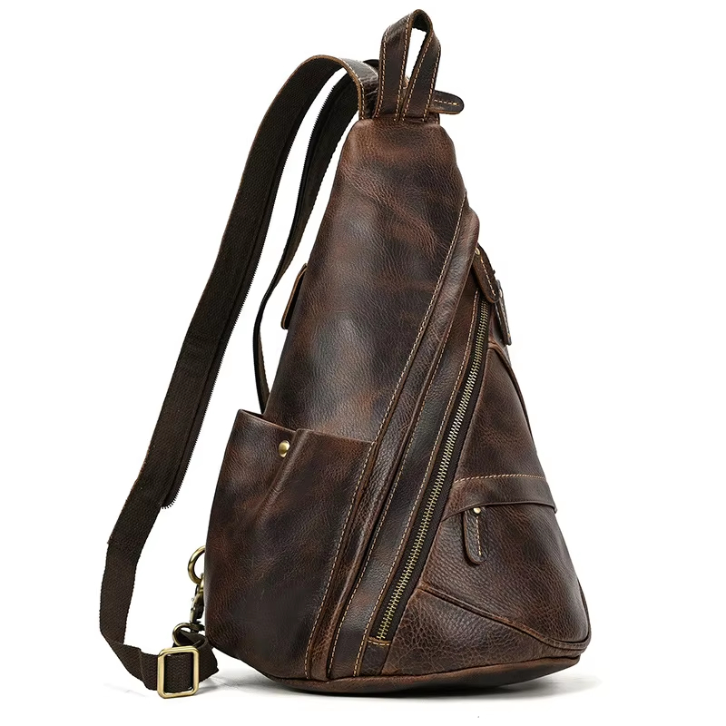 Vintage Leather Sling Bag