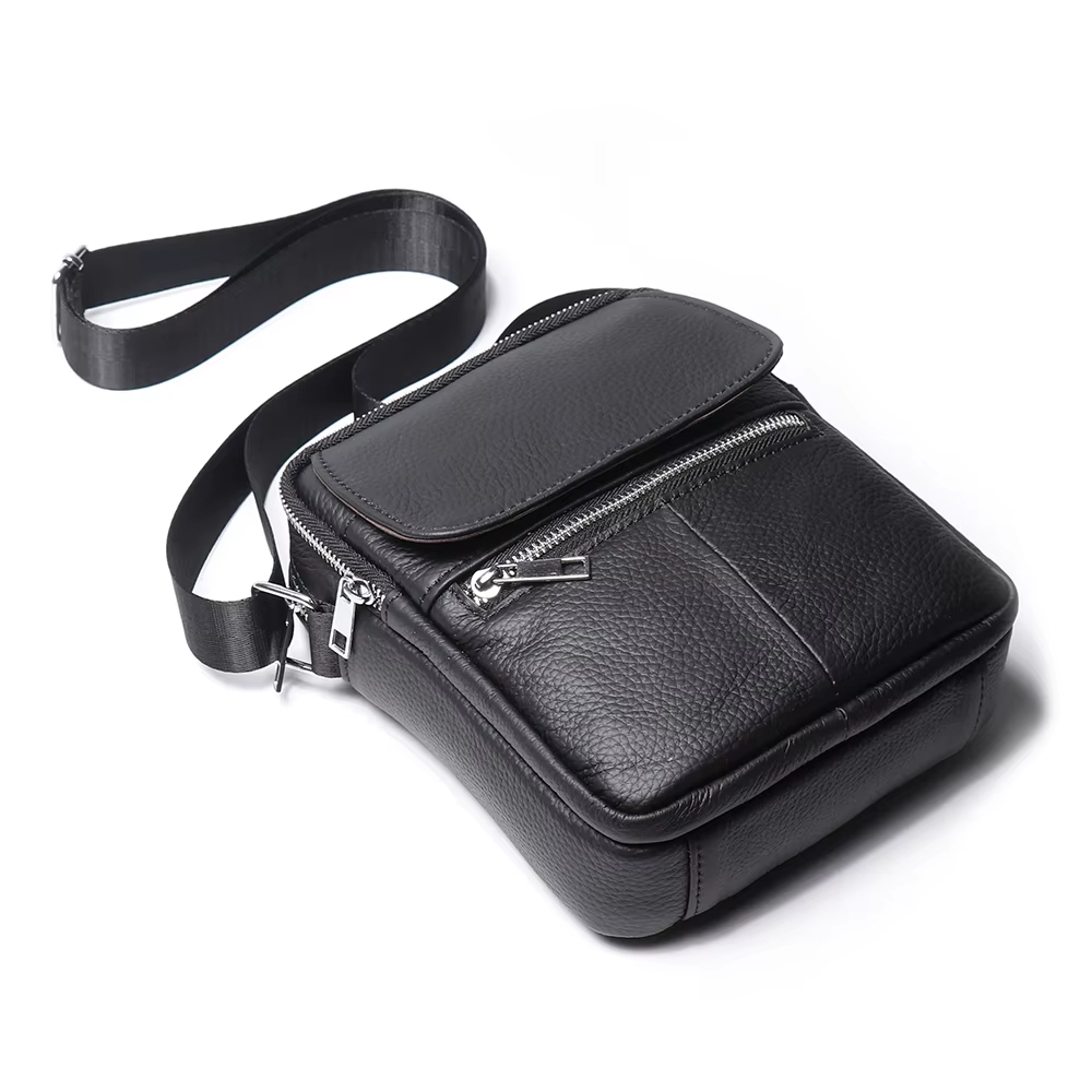 Men's Leather Crossbody Bag