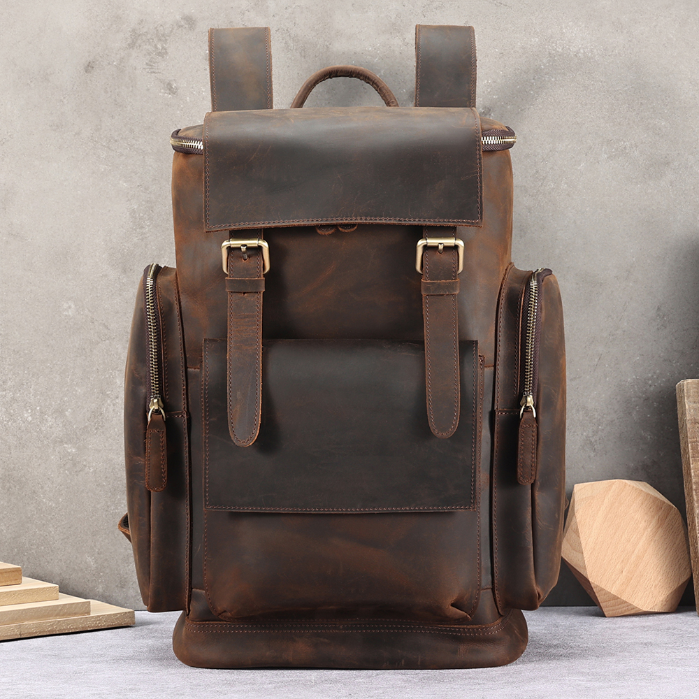 Vintage Leather Backpack