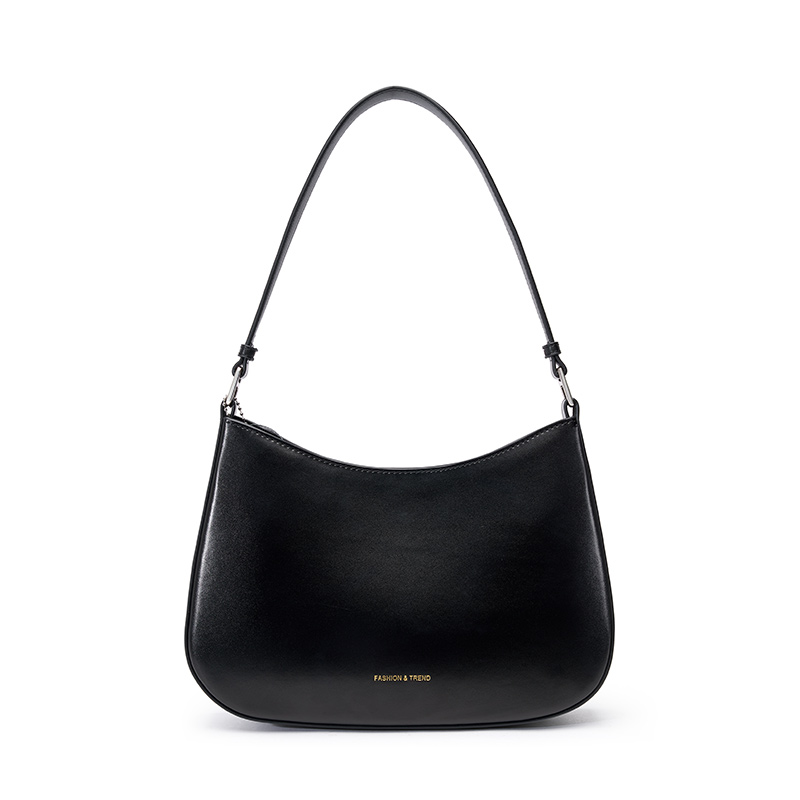Classic Black Shoulder Bag