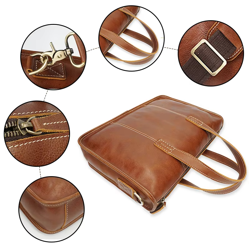Brown Leather Handbag