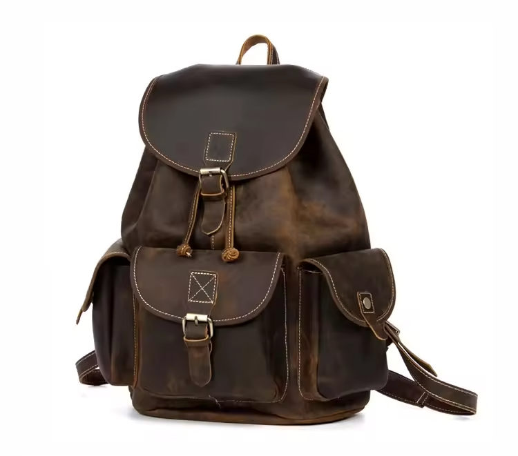 Vintage Leather Backpack