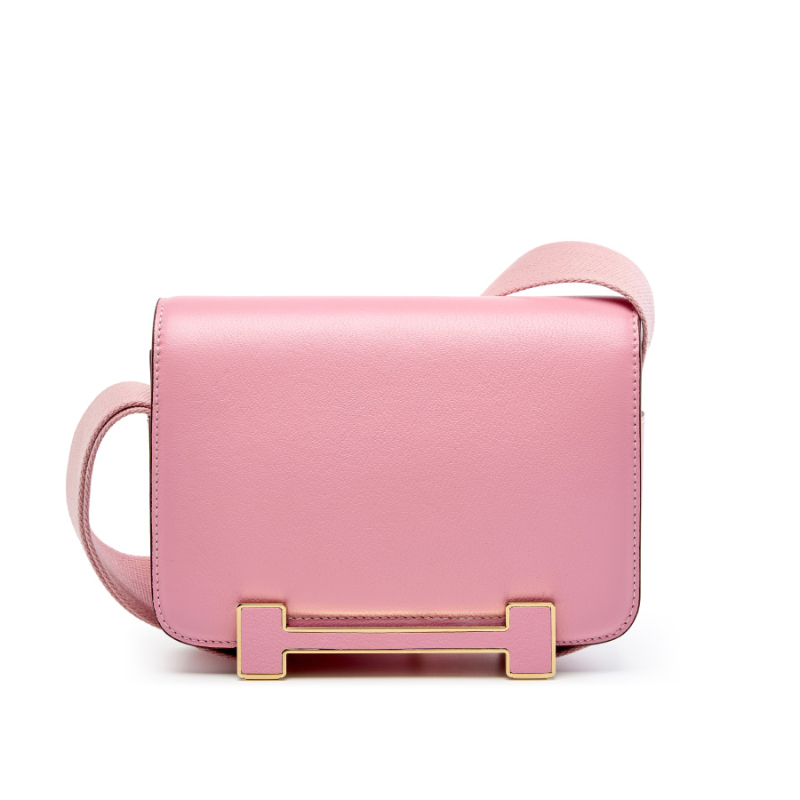 Classic Black Leather Crossbody Bag