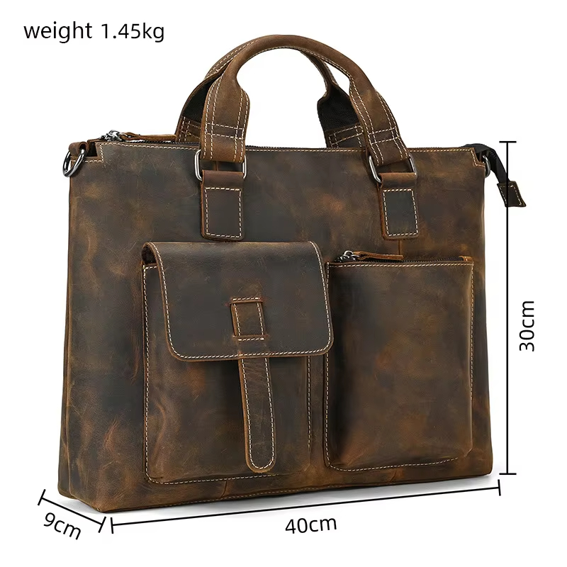 Vintage Leather Briefcase