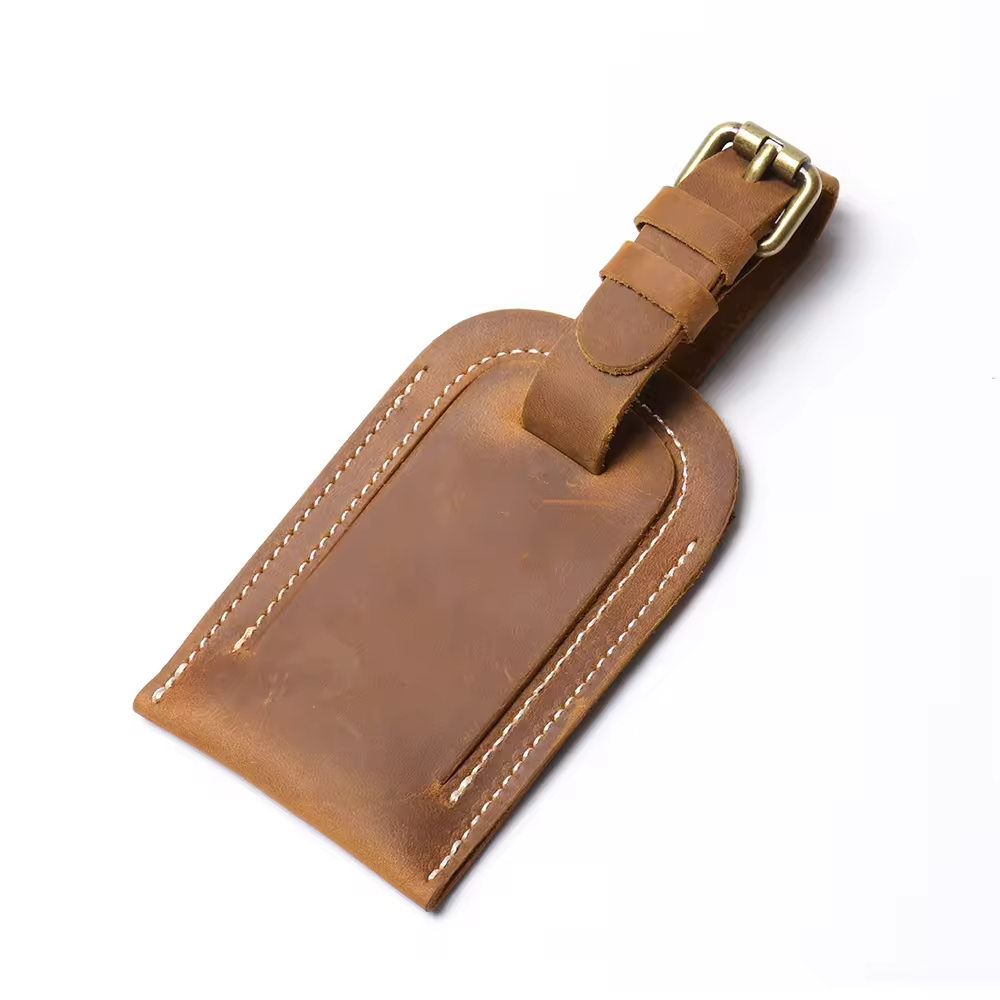 Genuine Leather Luggage Tag