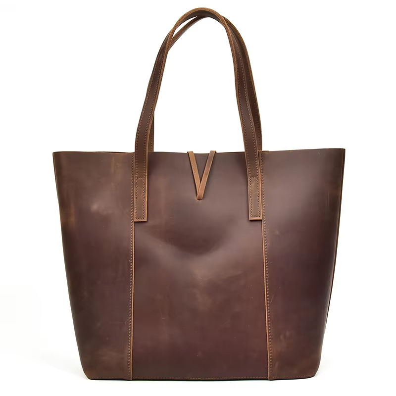 Classic Leather Tote Bag
