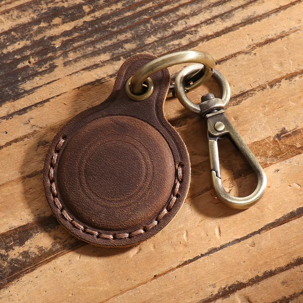 Genuine Leather Keychain Holder