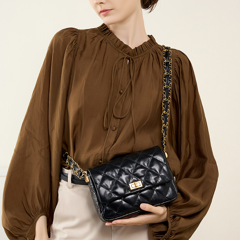 Quilted Leather Shoulder Bag