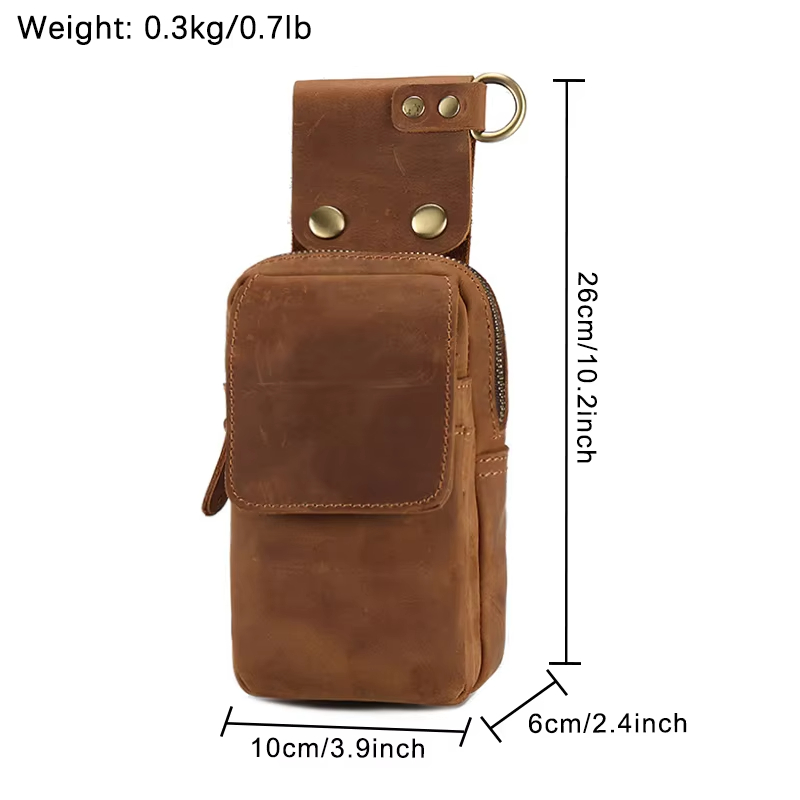 Leather Utility Belt Pouch