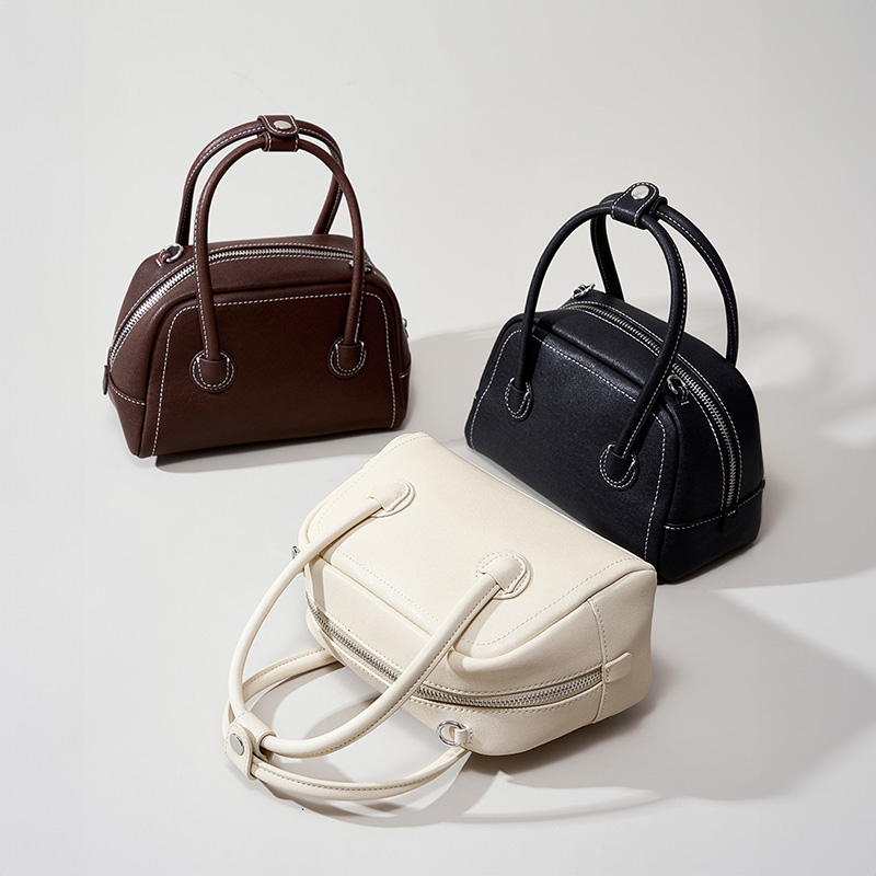 Mini Dome Leather Handbag