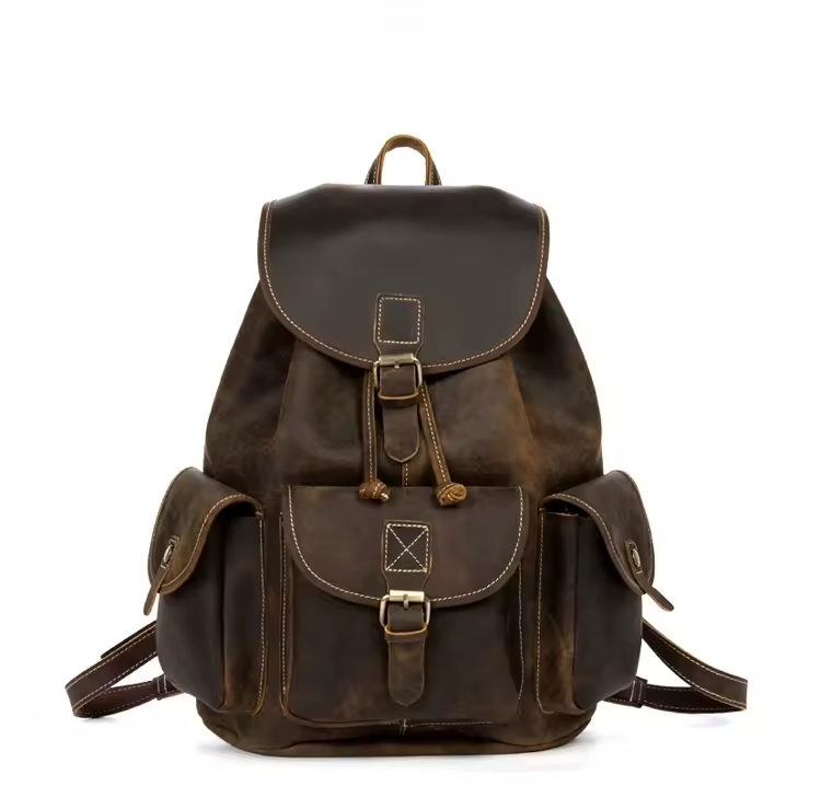 Vintage Leather Backpack