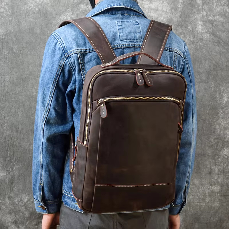 Classic Leather Backpack