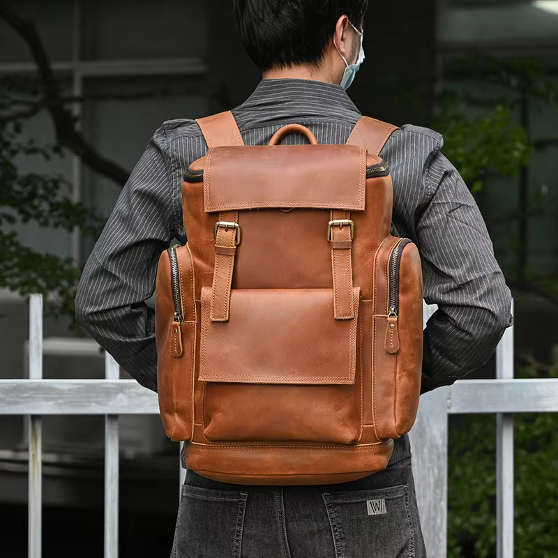 Vintage Leather Backpack