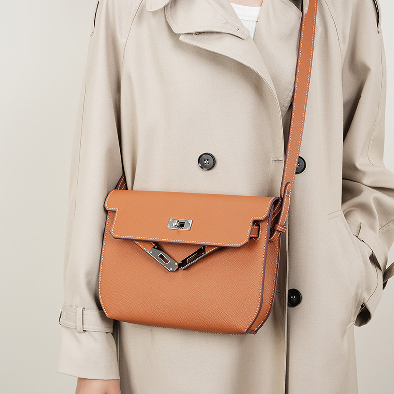 Classic Leather Crossbody Bag
