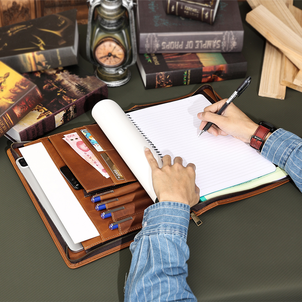 Leather Portfolio Organizer