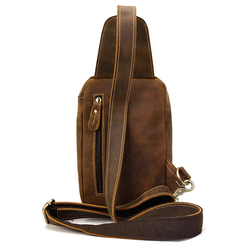 Vintage Leather Sling Bag