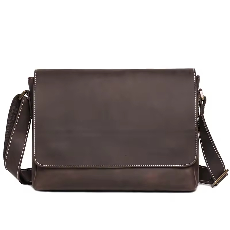Vintage Leather Crossbody Bag