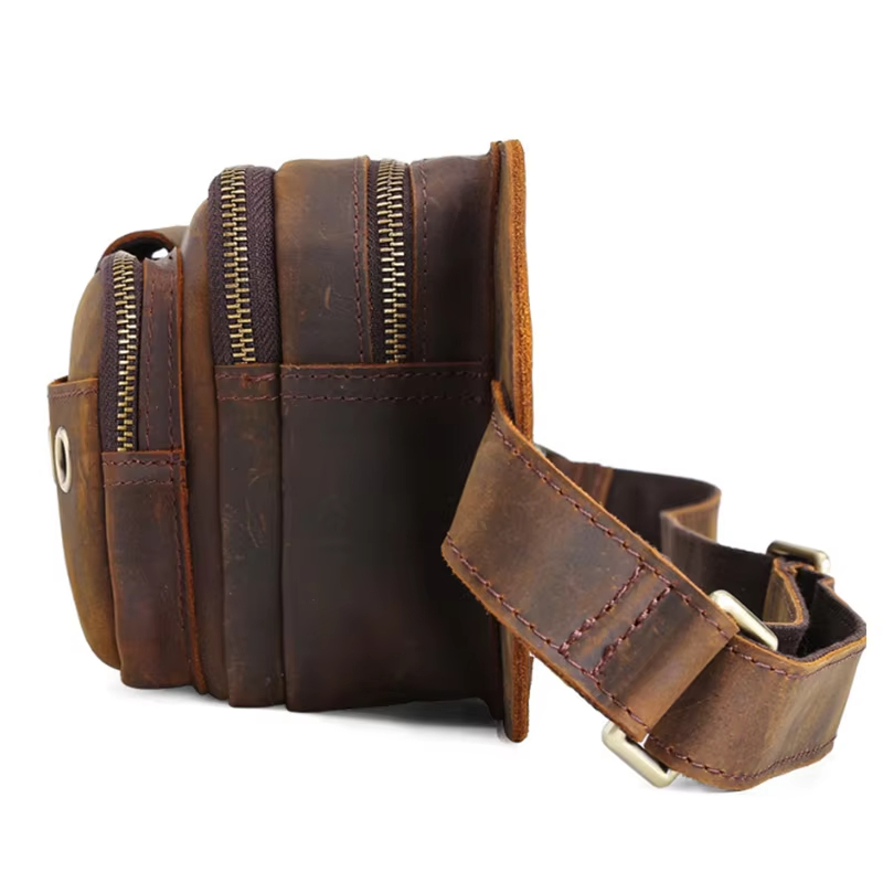 Vintage Leather Waist Bag