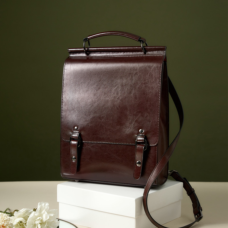 Classic Leather Backpack
