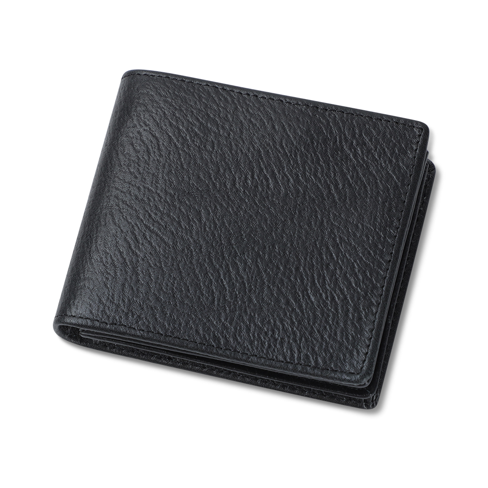 Black leather wallet