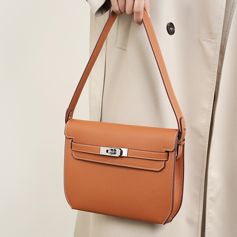 Classic Leather Crossbody Bag