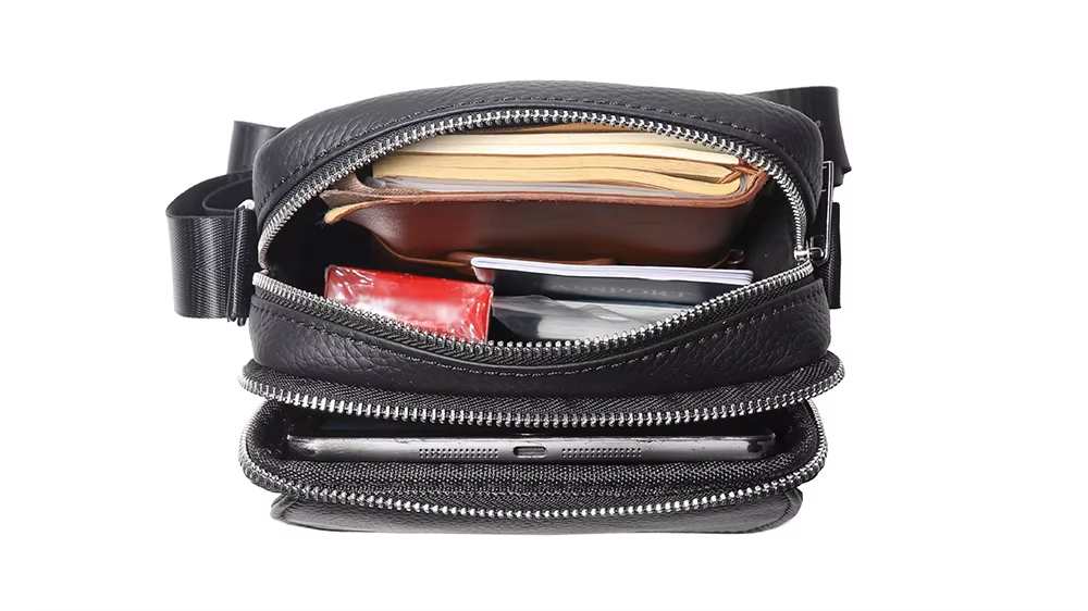 Men's Leather Crossbody Bag