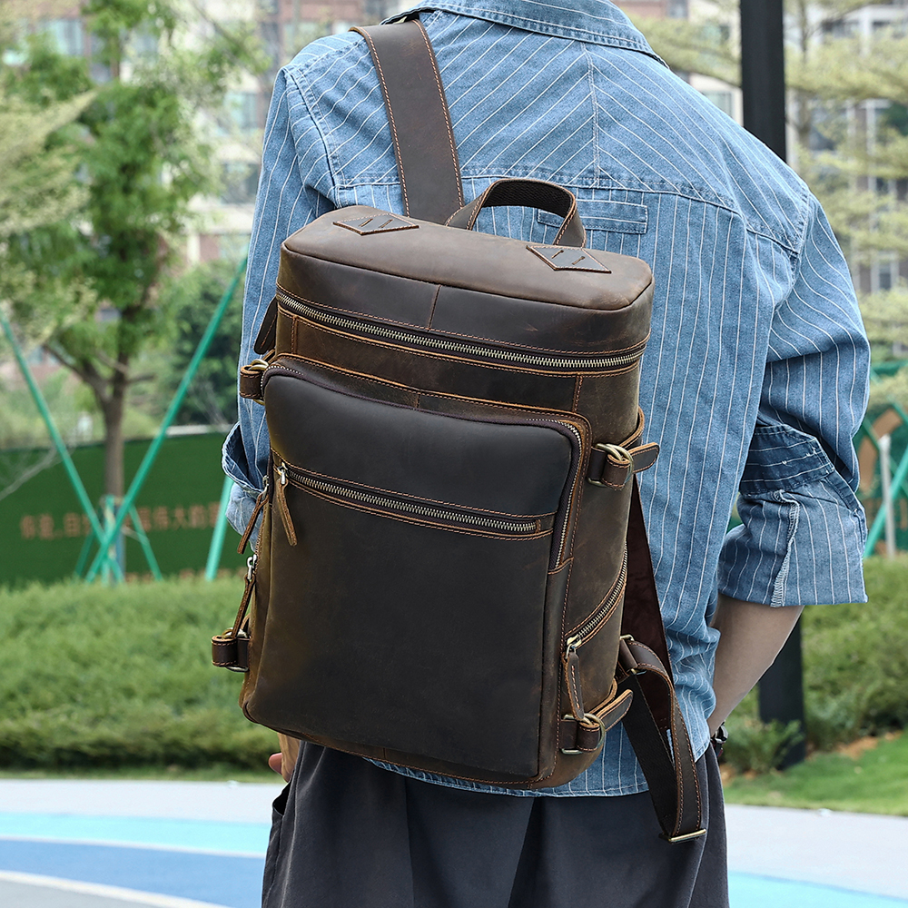 Vintage Leather Backpack