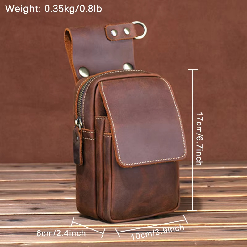 Vintage Leather Waist Bag