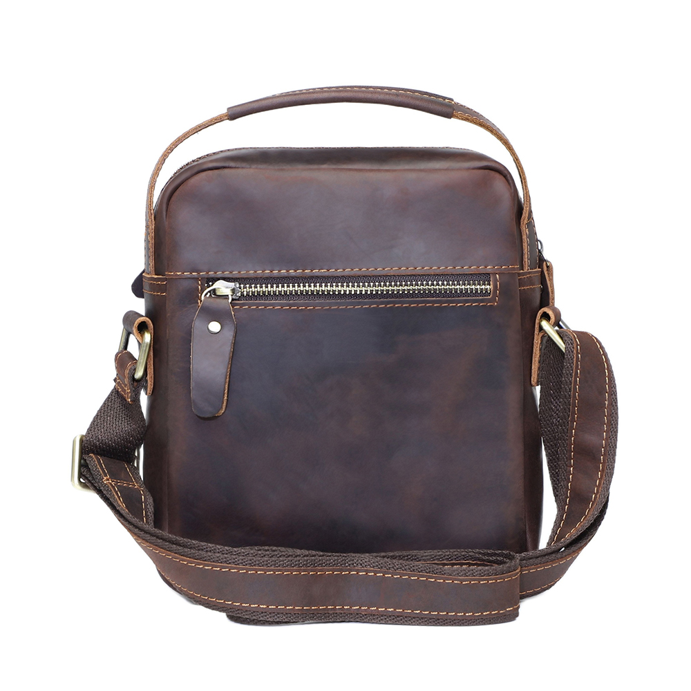 Vintage Leather Crossbody Bag