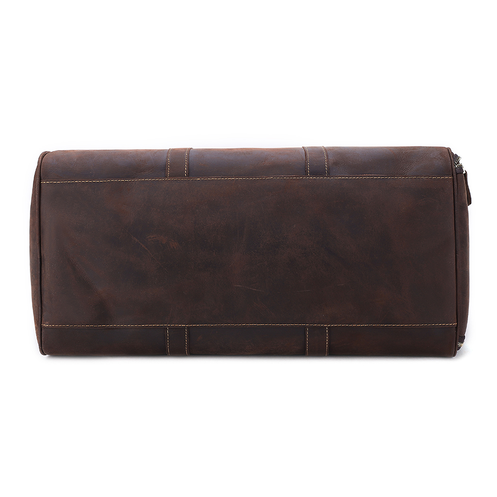 Leather Travel Duffel Bag