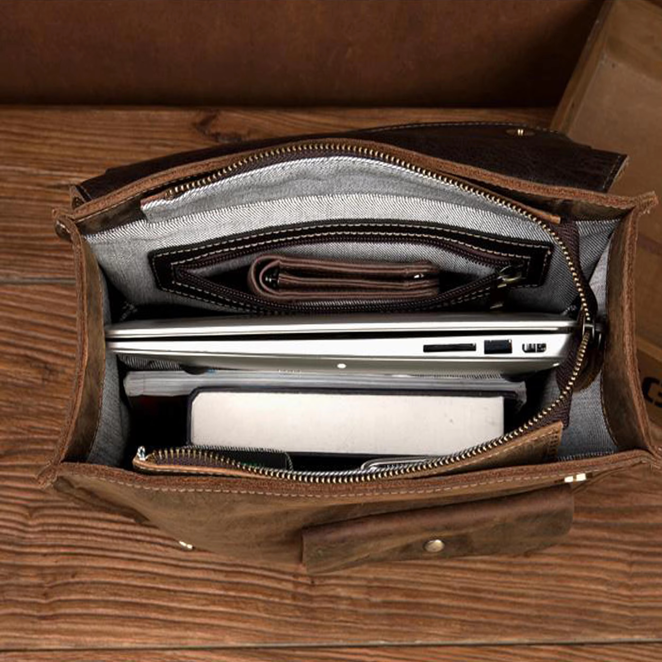 Vintage Leather Backpack