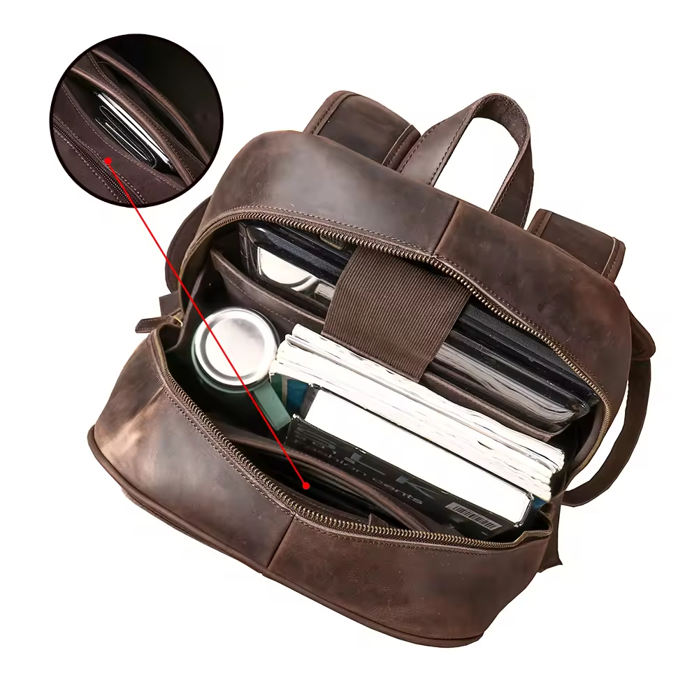 Vintage Leather Backpack