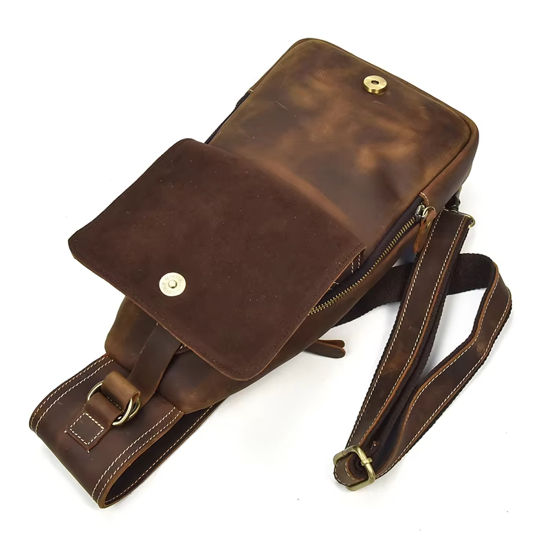 Vintage Leather Sling Bag