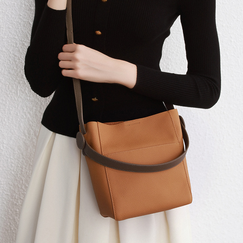 Tan Leather Shoulder Bag