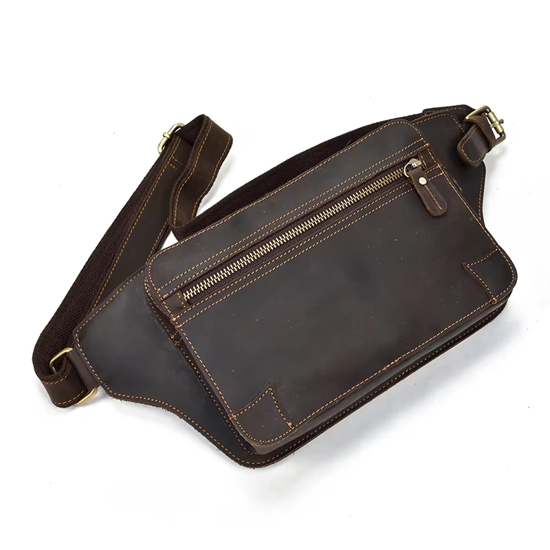 Vintage Leather Waist Bag
