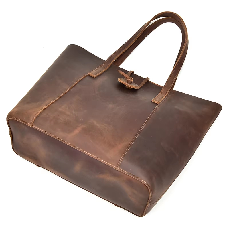 Classic Leather Tote Bag