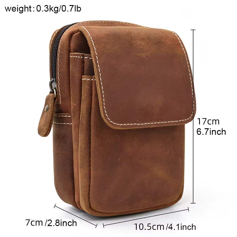 Vintage Leather Waist Bag