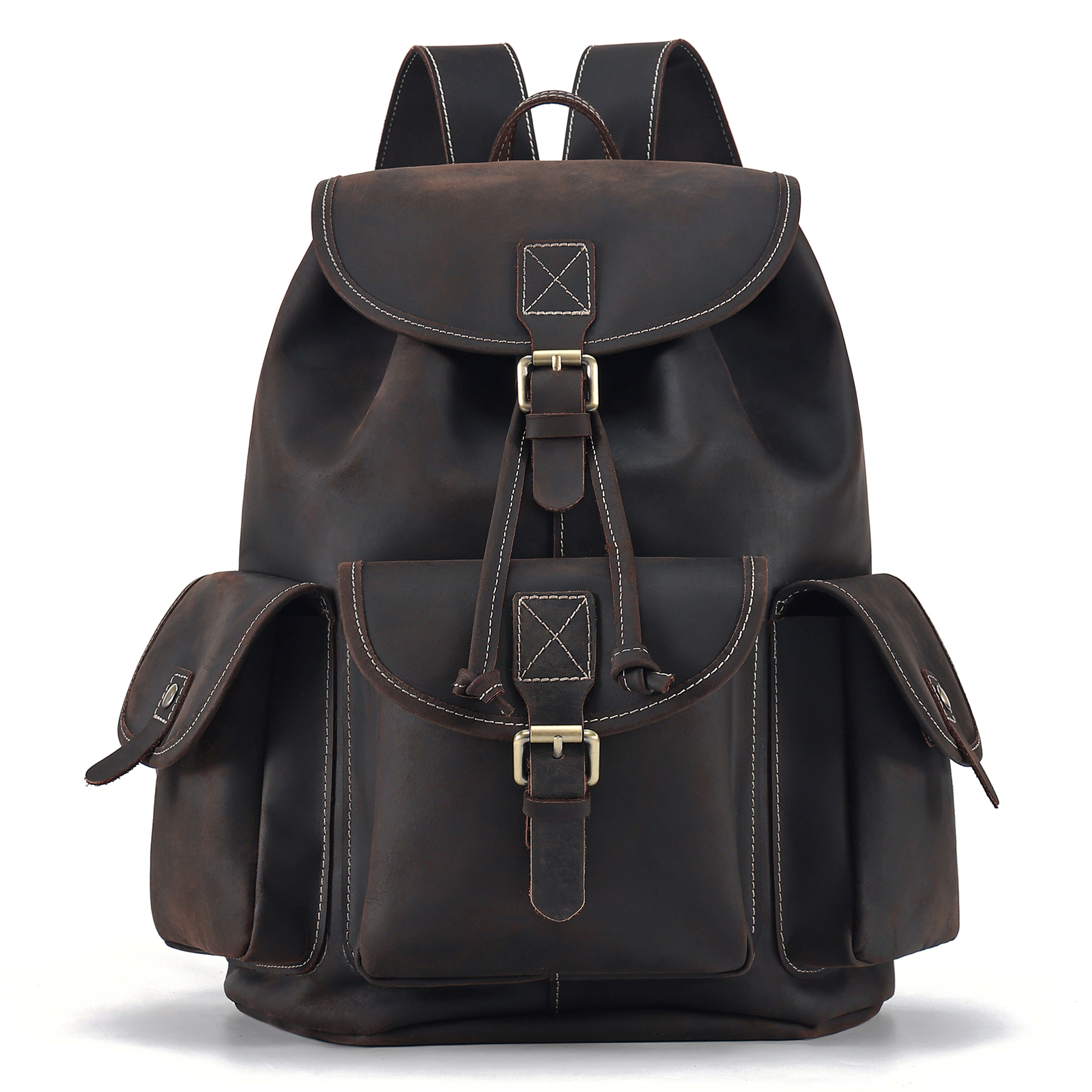 Vintage Leather Backpack