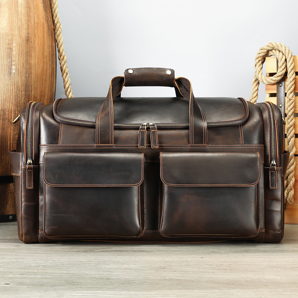 Vintage Leather Travel Bag