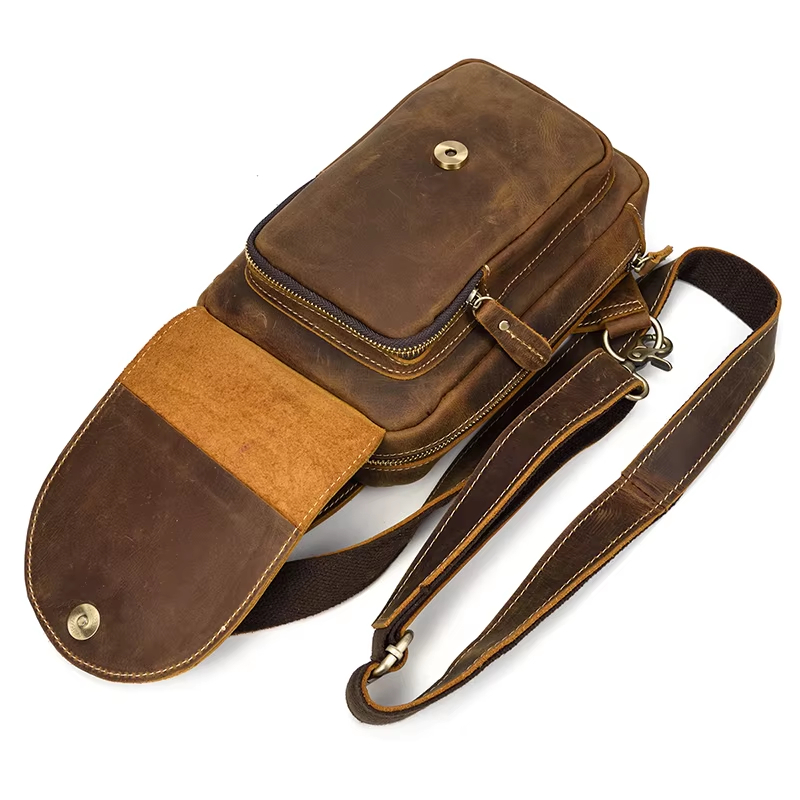 Vintage Leather Sling Bag