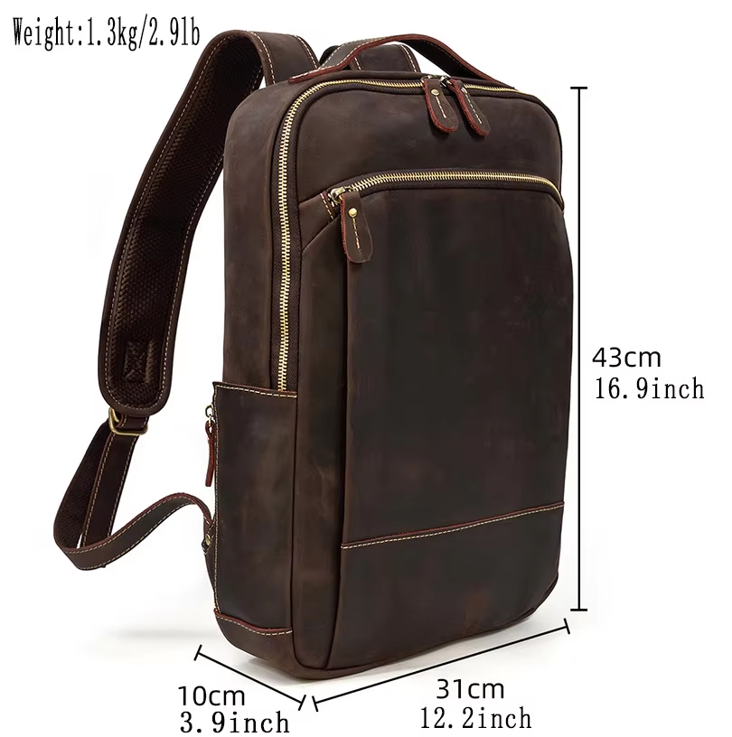 Classic Leather Backpack