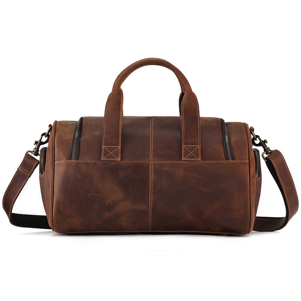 Vintage Leather Duffel Bag